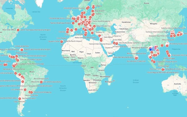 where have I been in the world