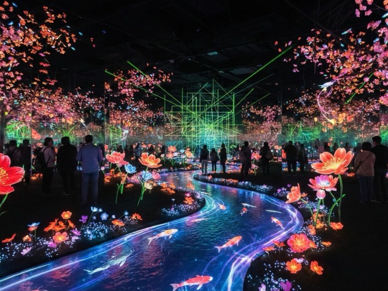 מוזיאון שהוא לא מוזיאון: teamLab טוקיו, יפן 🇯🇵 – כשגבולות הדמיון&nbsp;נמחקים