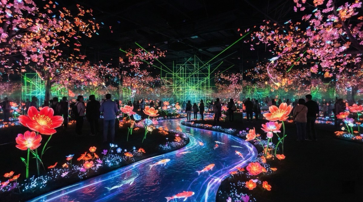 מוזיאון שהוא לא מוזיאון: teamLab טוקיו, יפן 🇯🇵 – כשגבולות הדמיון&nbsp;נמחקים
