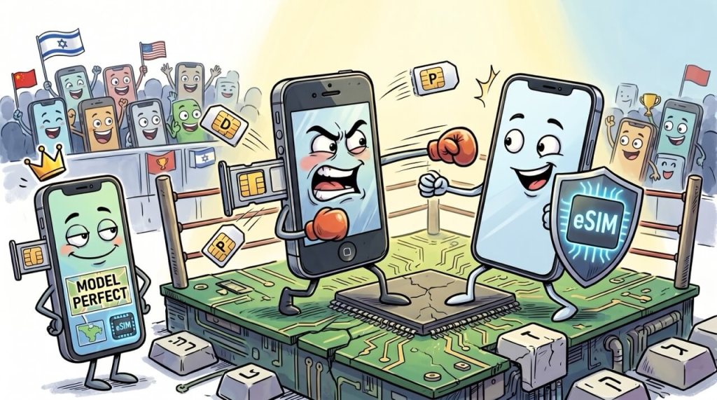 מה עדיף esim בלבד או סים פיזי בלבד?